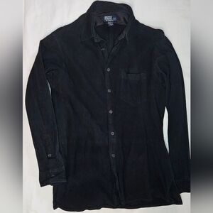 Vintage Ralph Lauren leather shirt men's size L